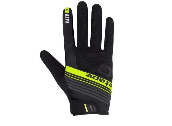 Etape Spring+ Handschuhe lang schwarz/gelb fluo