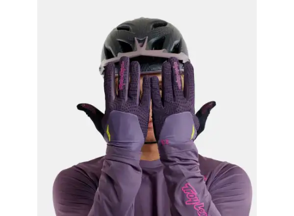 Troy Lee Designs Ace 2.0 Radioscape Handschuhe Deep Purple