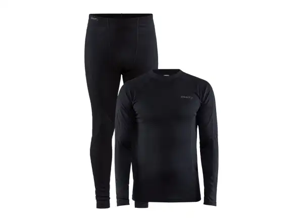 Craft Core Warm Baselayer Herren Funktionsset schwarz