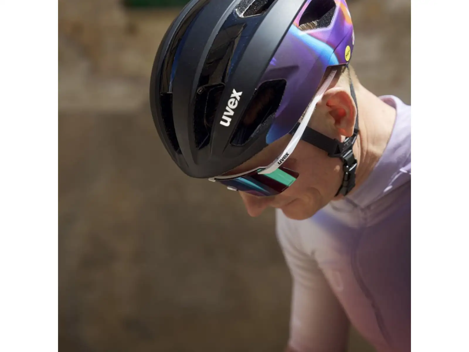 Uvex Rise Pro MIPS Helm Black/Galaxy