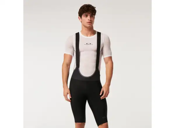 Oakley Endurance Ultra Bib Fahrradhose mit Einsatz und Träger Blackout