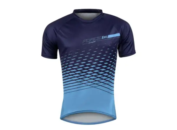 Force Angle MTB Herren-Trikot Kurzarm Blau