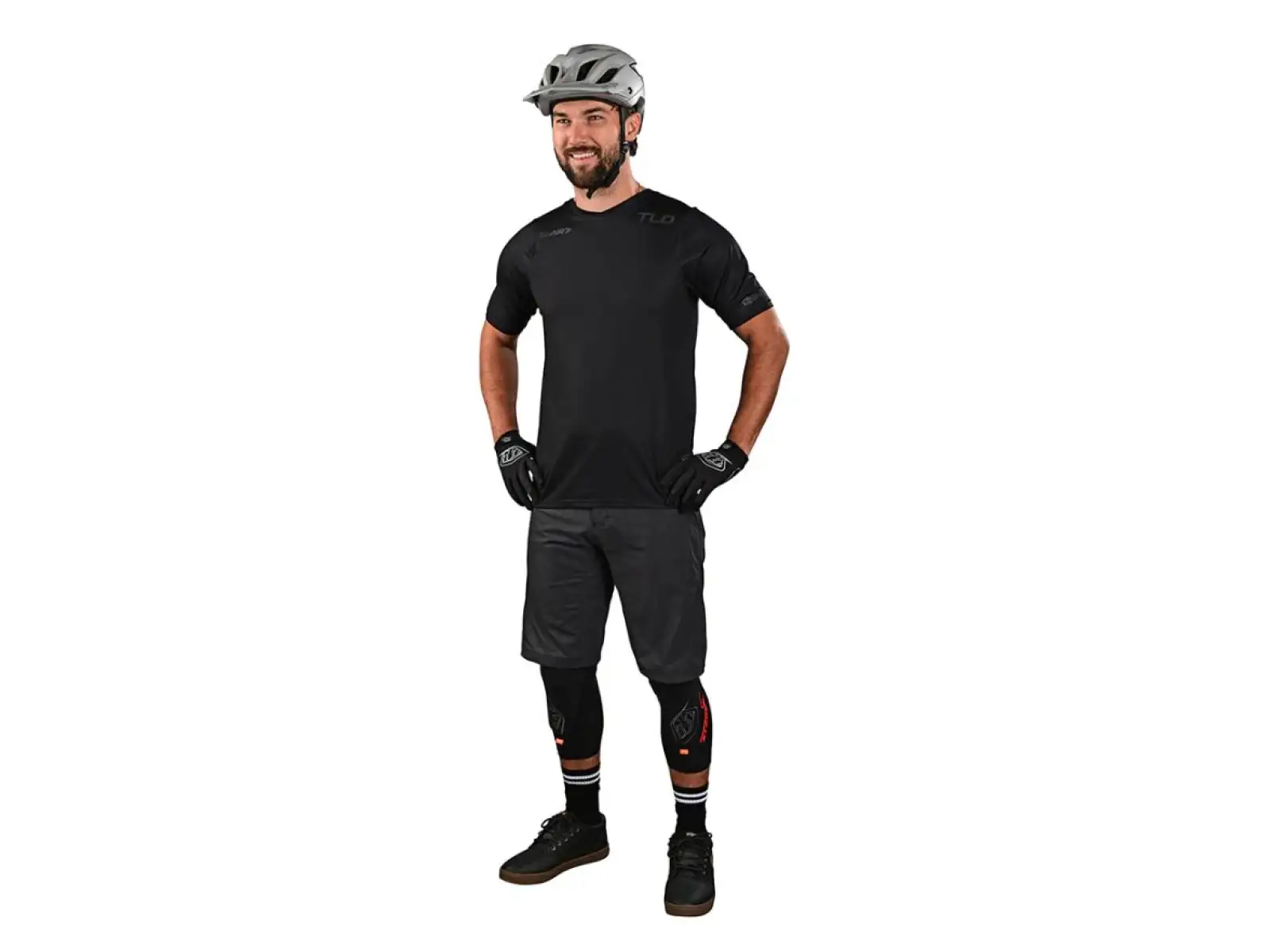 Troy Lee Designs Skyline Air Herrentrikot kurzarm Mono Black