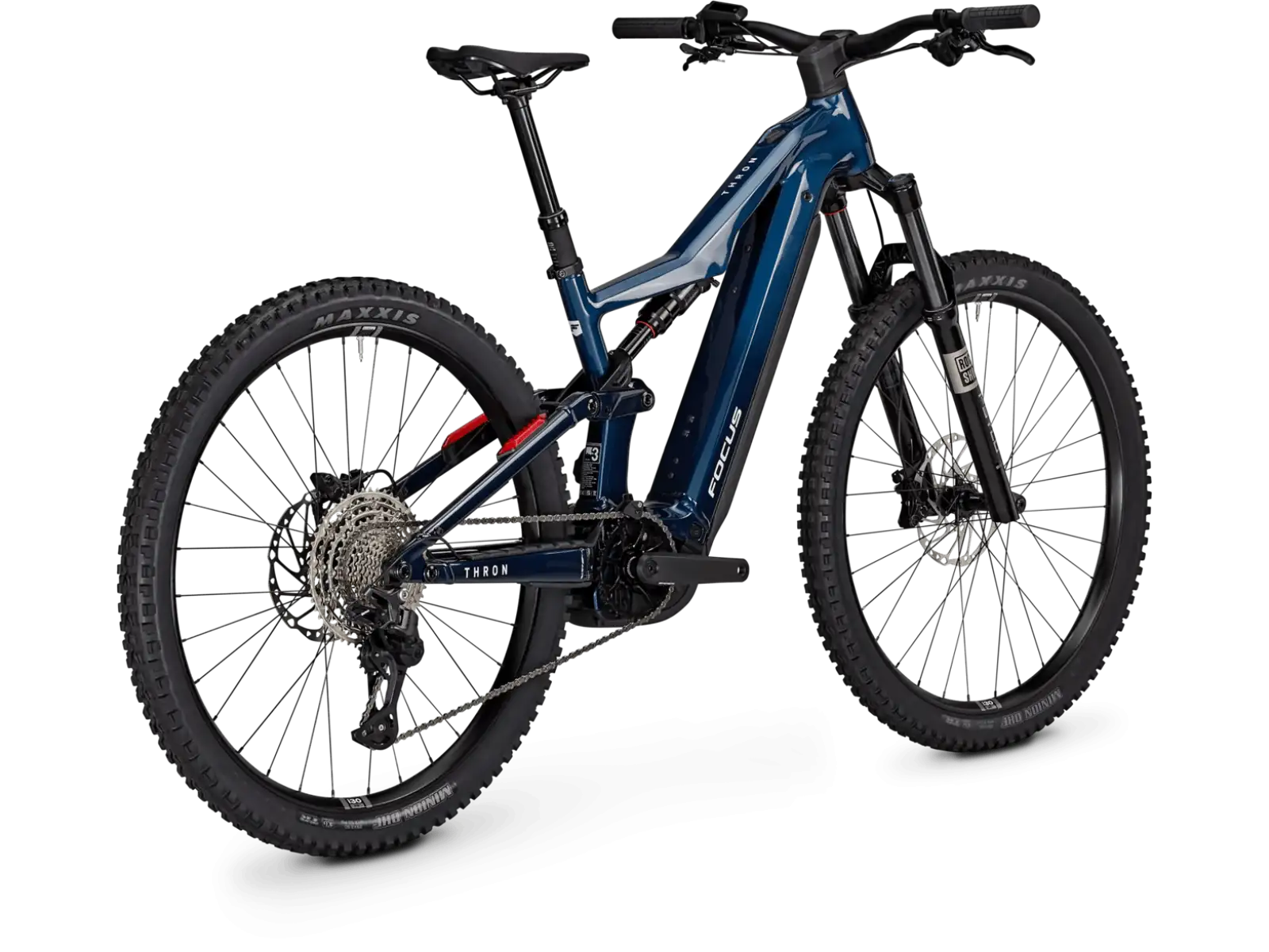 Focus THRON 8 720Wh vollgefedertes E-Bike Azurblue / Sydneyblue