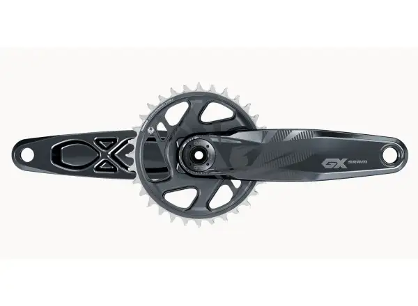 Sram GX Eagle DUB Kurbeln 165 mm 32 Zähne Lunar-Grau