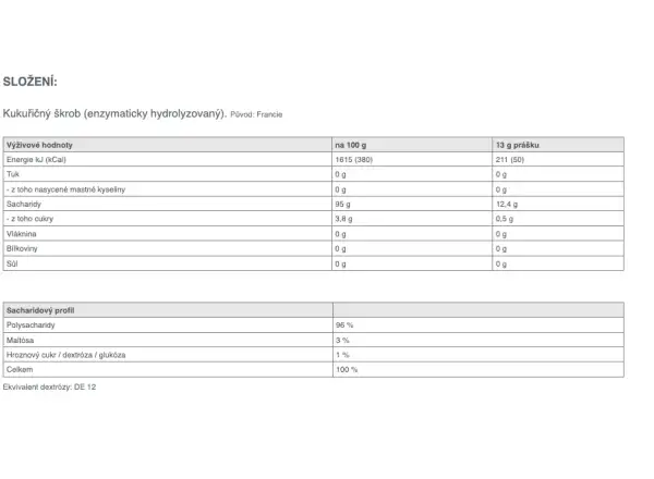 Sponser Maltodextrin 100 900 g