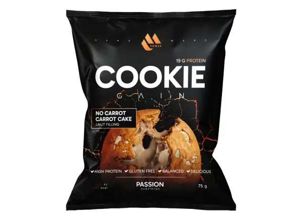 Passion MPower Cookie Gain 75g Karottenkuchen Nussfüllung