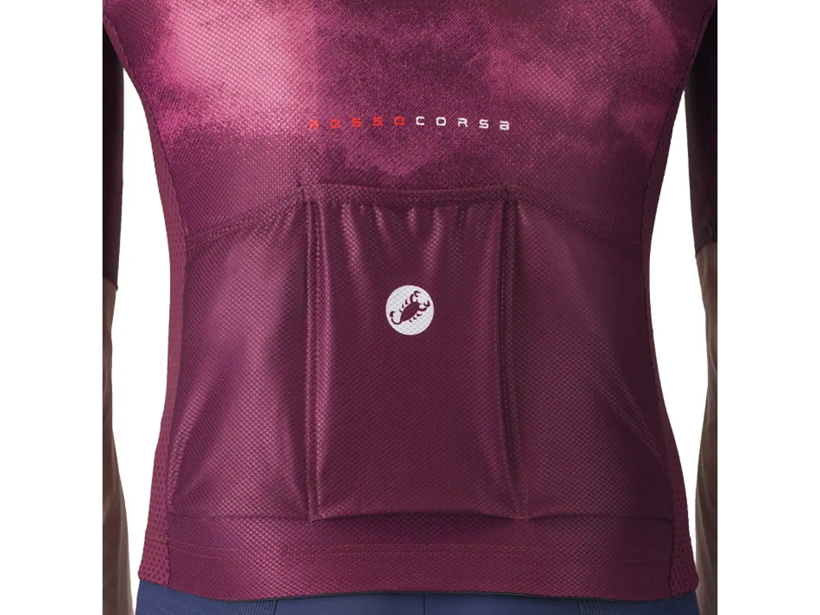 Castelli Climber's A/C Herrentrikot Kurzarm Deep Bordeaux/Weiß
