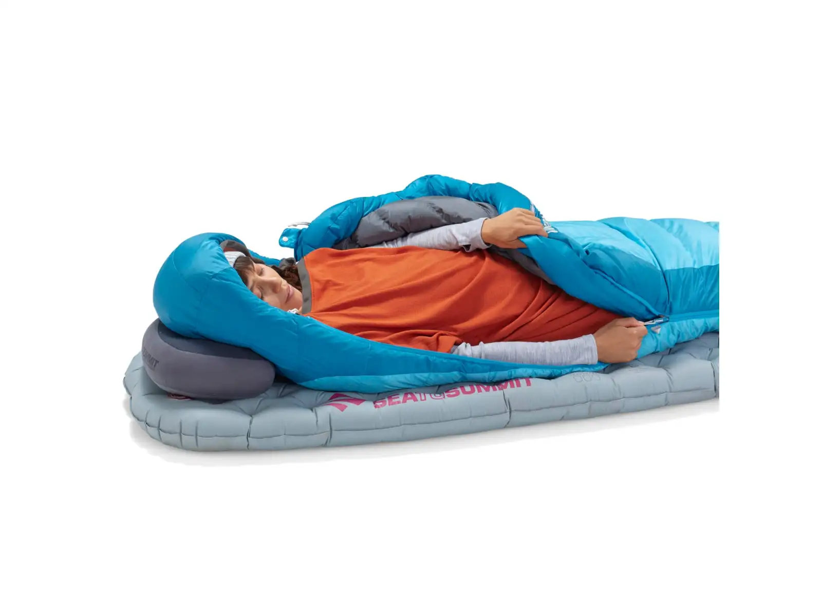 Sea To Summit Trek Damen-Schlafsack -9C Blue Atoll
