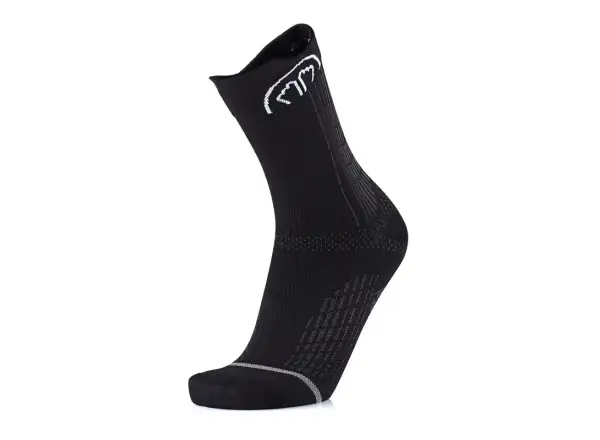 Sidas Run Anatomic Crew Laufsocken schwarz