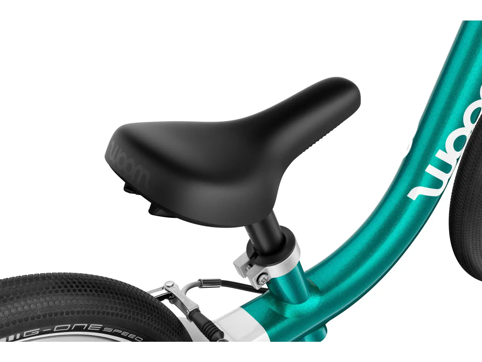 Woom GO 1 Metallic Turquoise 12 Kinderlaufrad