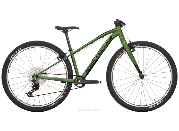 Rock Machine Thunder 29" VB Kinderfahrrad S Gloss Metallic Khaki/Perle Schwarz