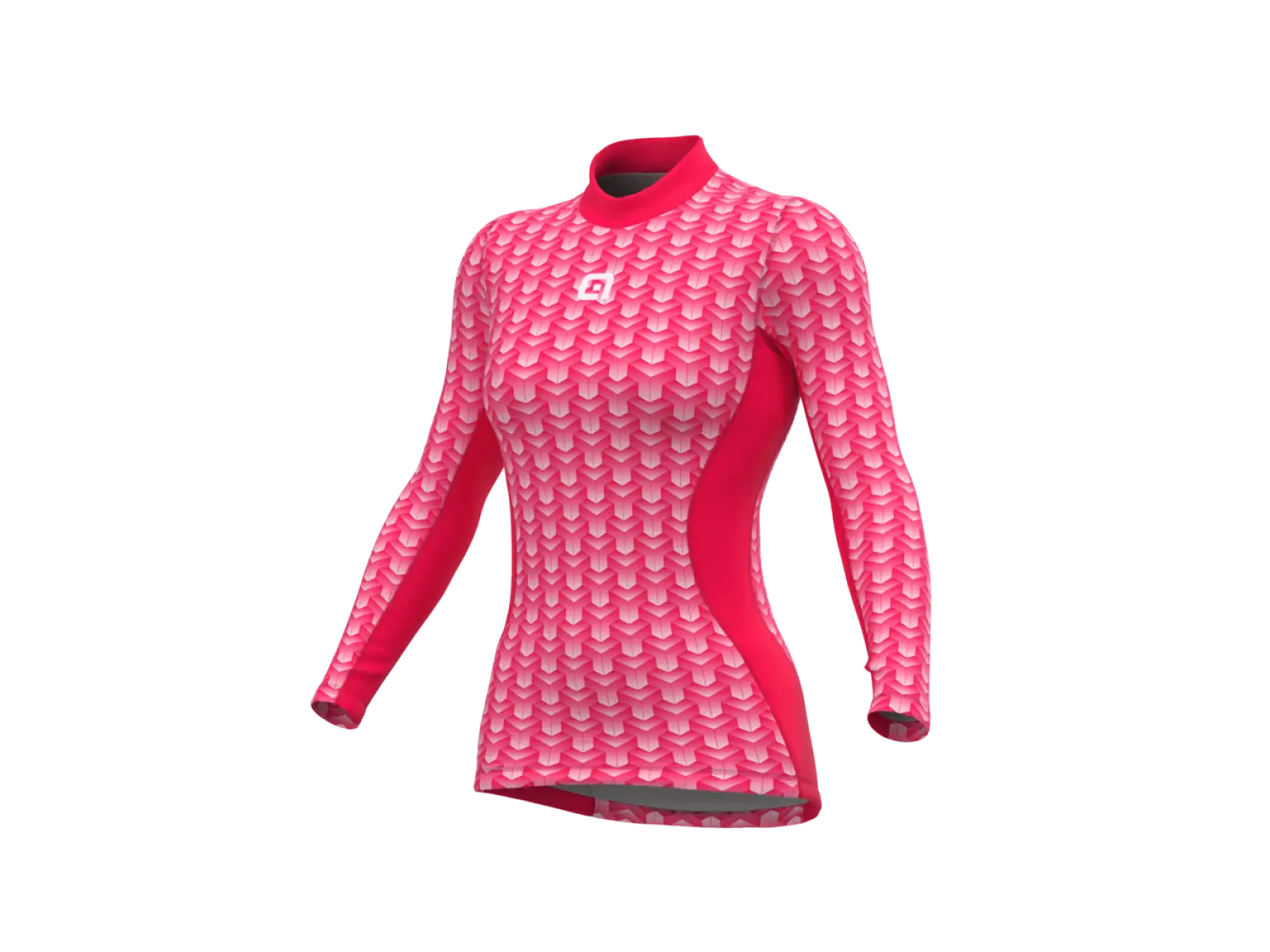 Alé Intimo Cubes Damen-Funktionslangarmshirt Erdbeere