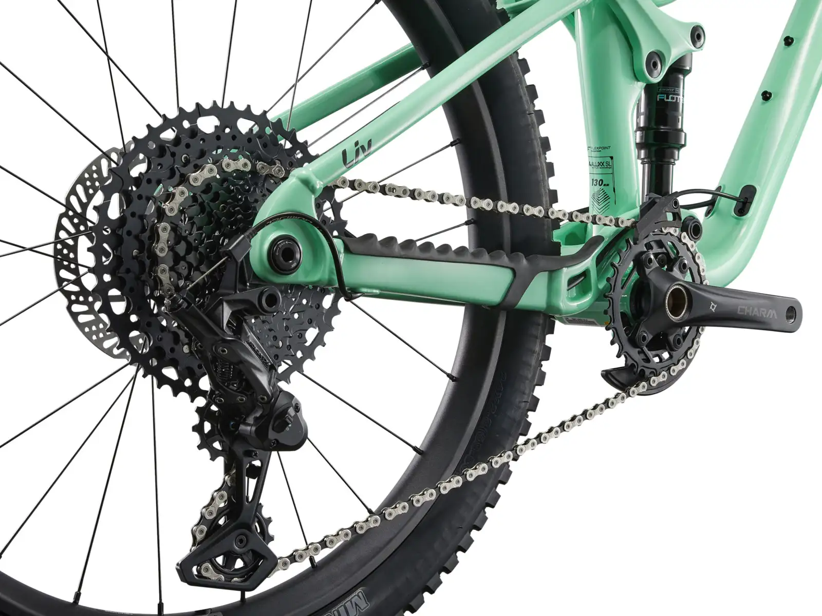 Liv Faith 24 Kinder vollgefedertes Fahrrad Neo Mint