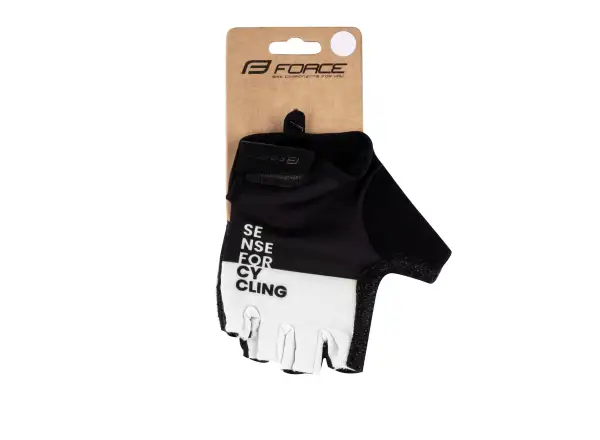 Force Fine kurze Handschuhe schwarz/weiß