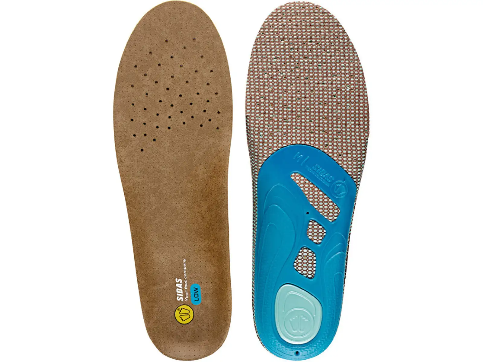 Sidas 3Feet Outdoor Low Einlegesohlen für flache Fußgewölbe 1 Paar