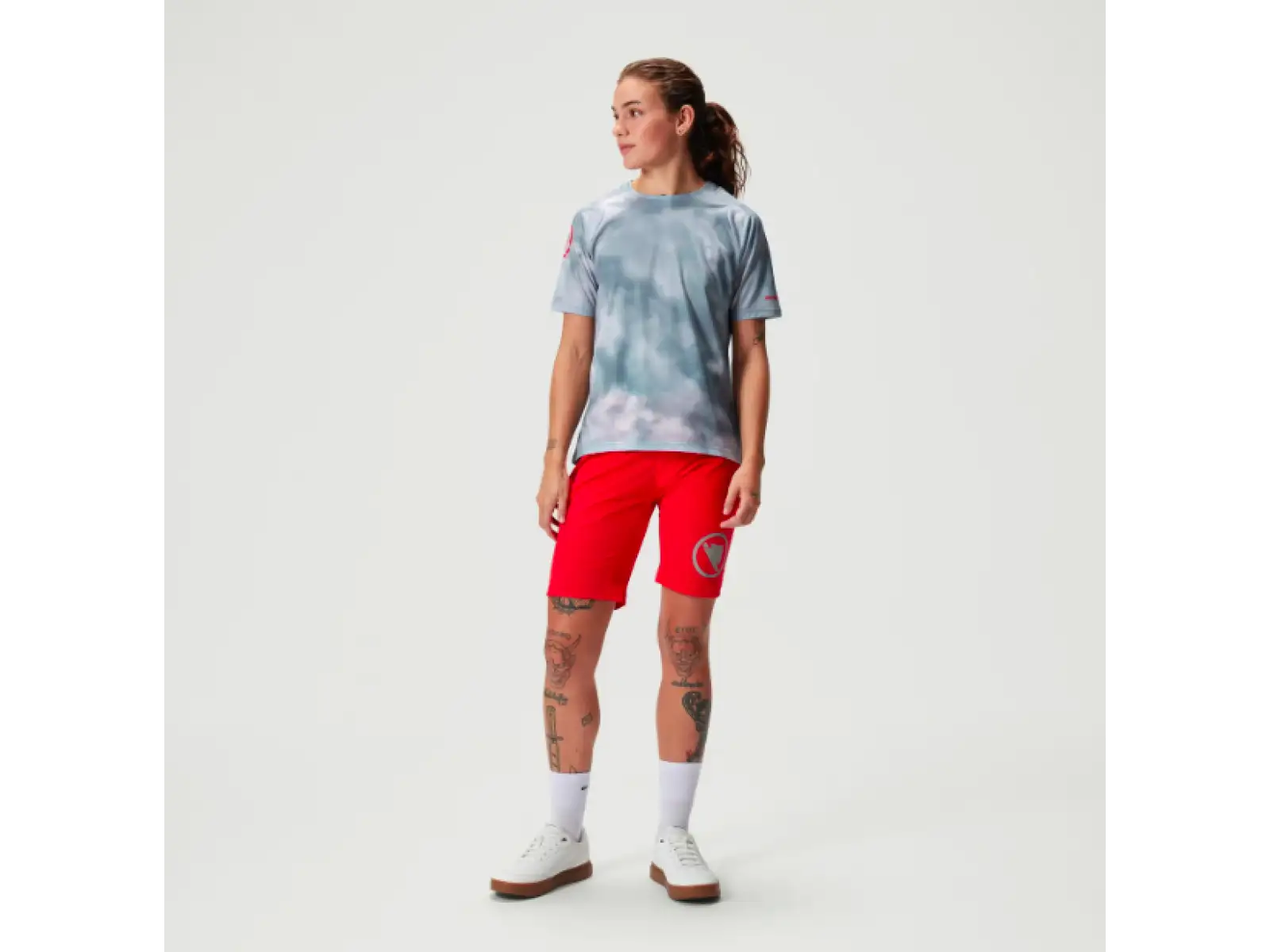 Endura Cloud Damen-Trikot kurzärmelig Dreich Grey
