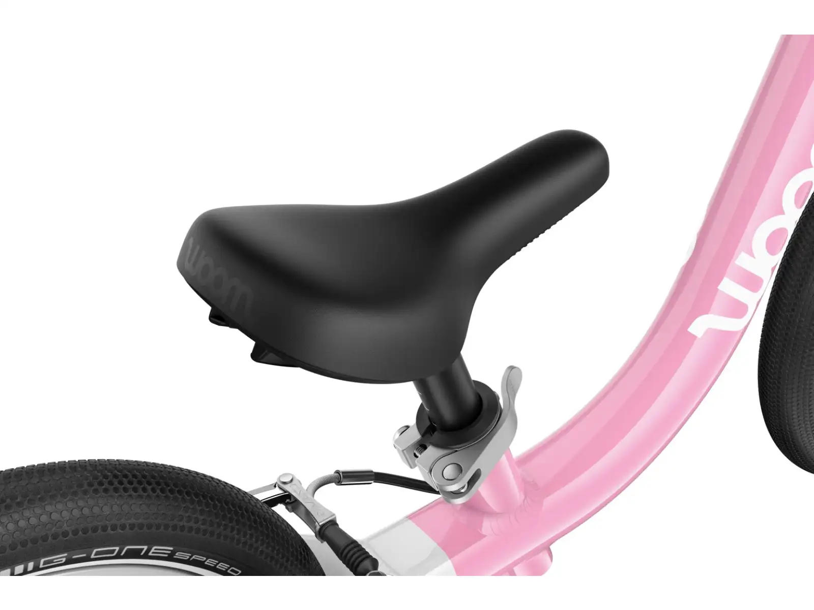 Woom GO 1 Kinderlaufrad 12" Powder Pink