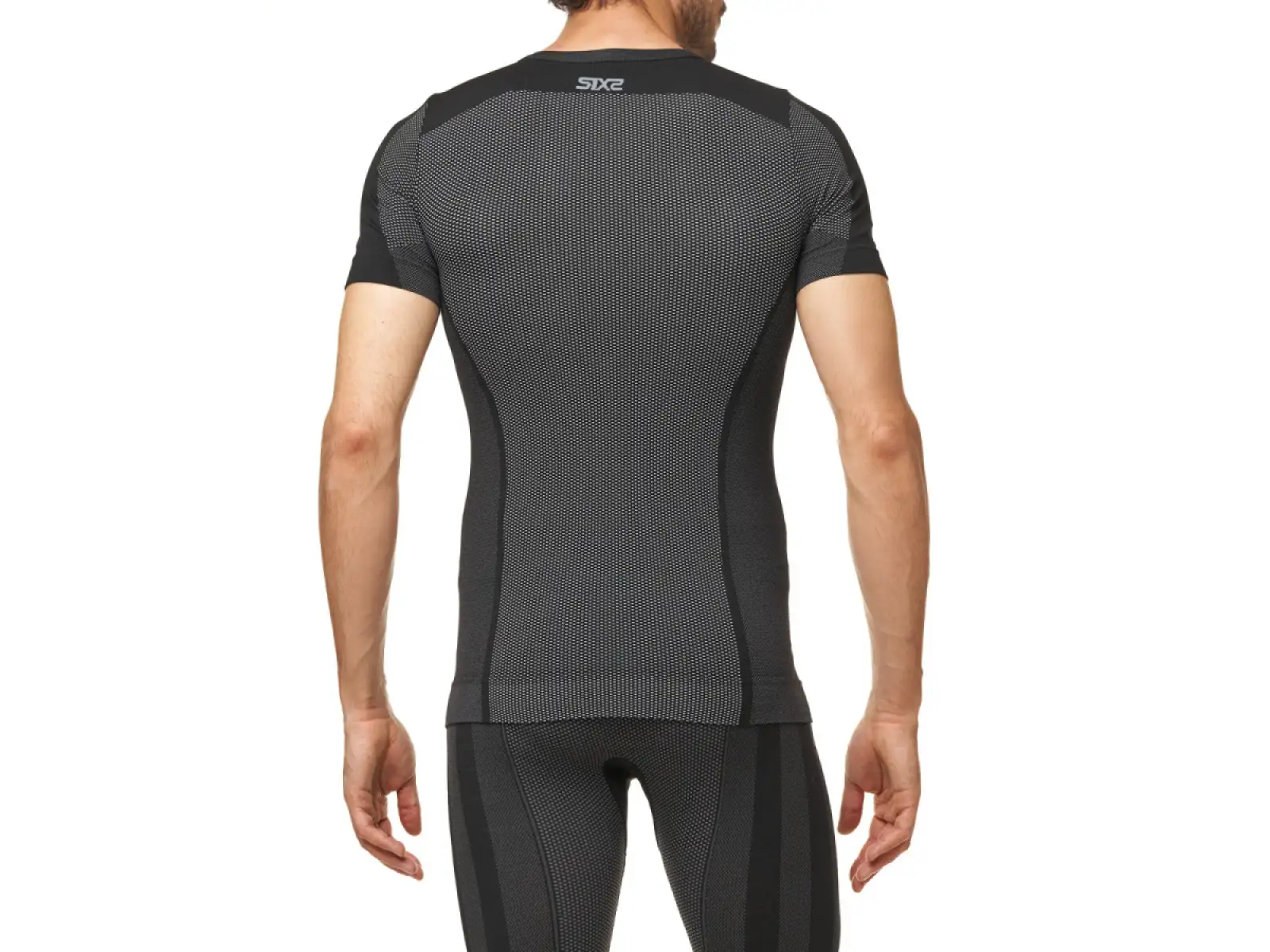 SIXS TS1 V2 Funktionsshirt Kurzarm carbon schwarz
