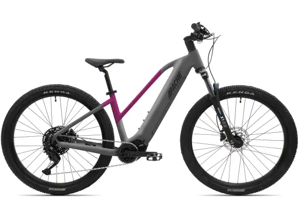 Apache Wakita 2 MX 720 Wh Mountain-E-Bike Antracit Magenta