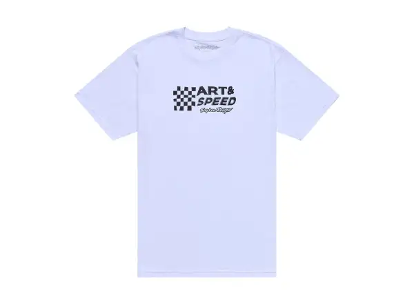 Troy Lee Designs Finish Line Herren T-Shirt Kurzarm White