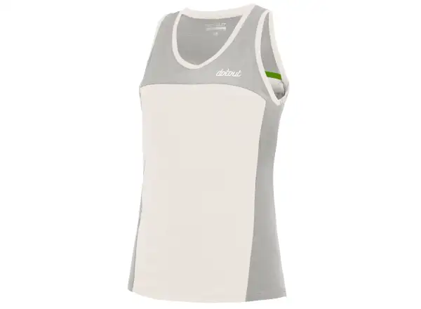 Dotout Stone Damenärmelloses Trikot Creme