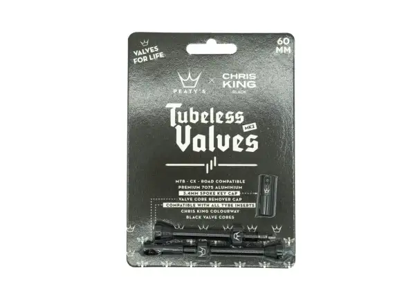 Peatys X Chris King MK2 tubeless Ventile 60 mm