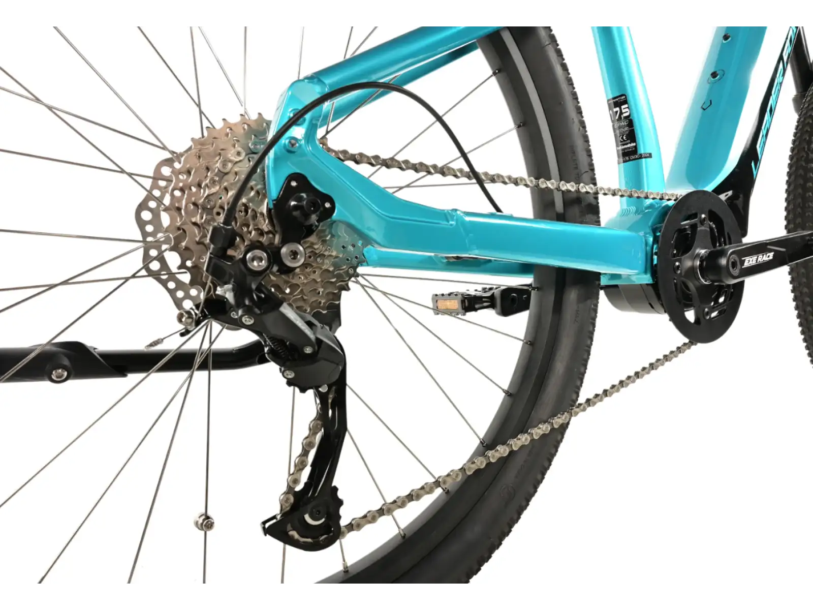 Leader Fox Swan 27,5 Herren-E-Mountainbike türkis
