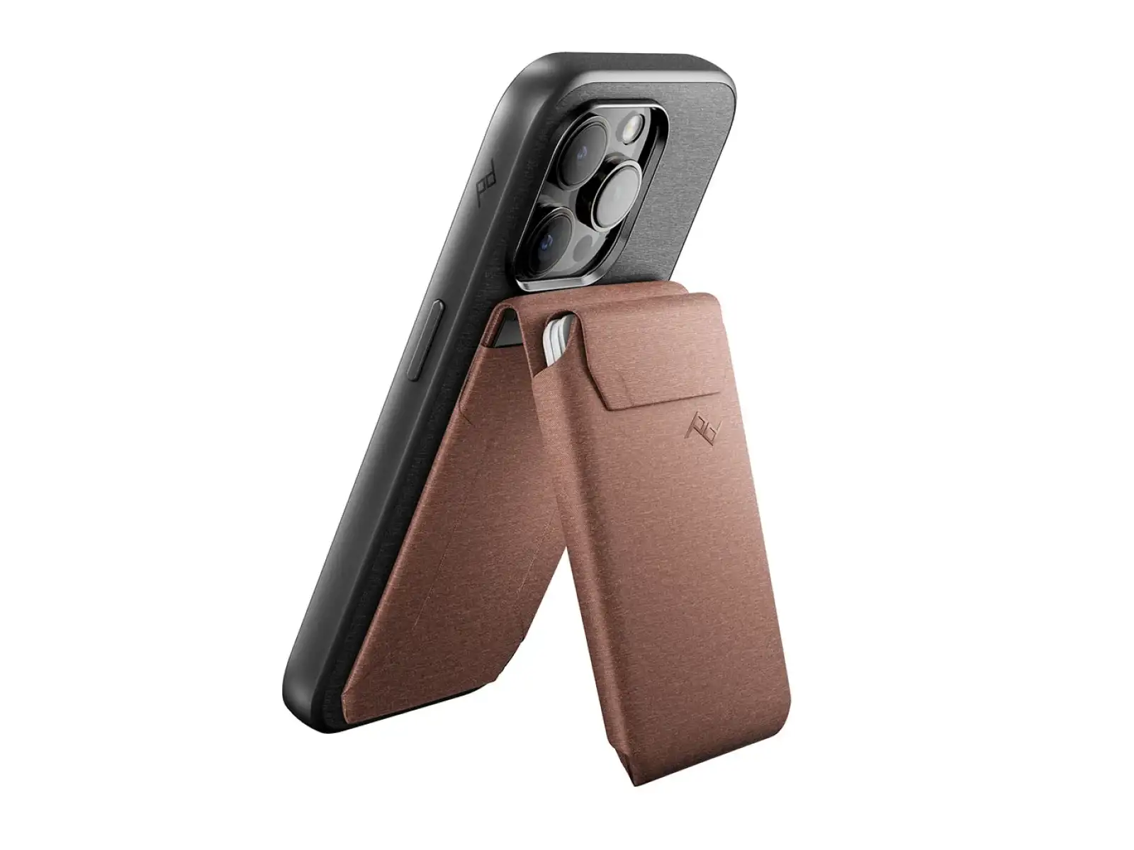 Peak Design Wallet Stand magnetische Brieftasche für Handy Redwood