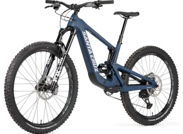Santa Cruz Heckler SL 1 C MX Stout vollgefedertes E-Bike Matte Dark Blue