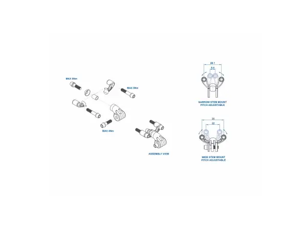 Ritchey Universal Stem Mount Halterung für GoPro und Lollipop Wide 22-35