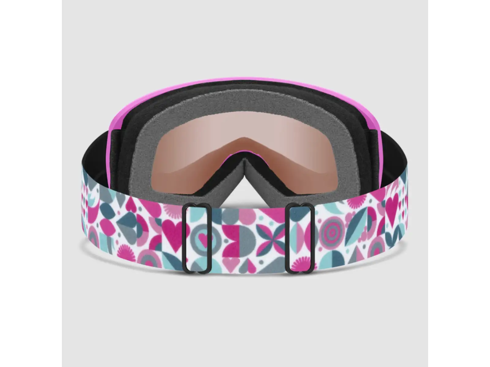 Smith Snowday Kinder Ski Vivid Pink Hearts / RC36