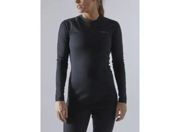 Craft Core Warm Baselayer Damen Set Langarmshirt+Hosen Black