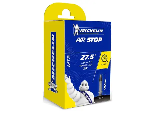 Michelin Air Stop 27,5x2,40/3,10" Mountainbike-Schlauch mit französischem Ventil 48 mm