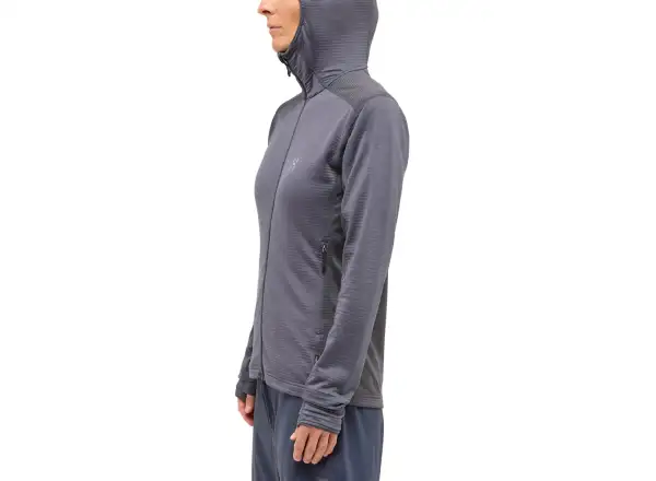 Haglöfs L.I.M Mid Multi Hood Damen Kapuzenpullover dark grey