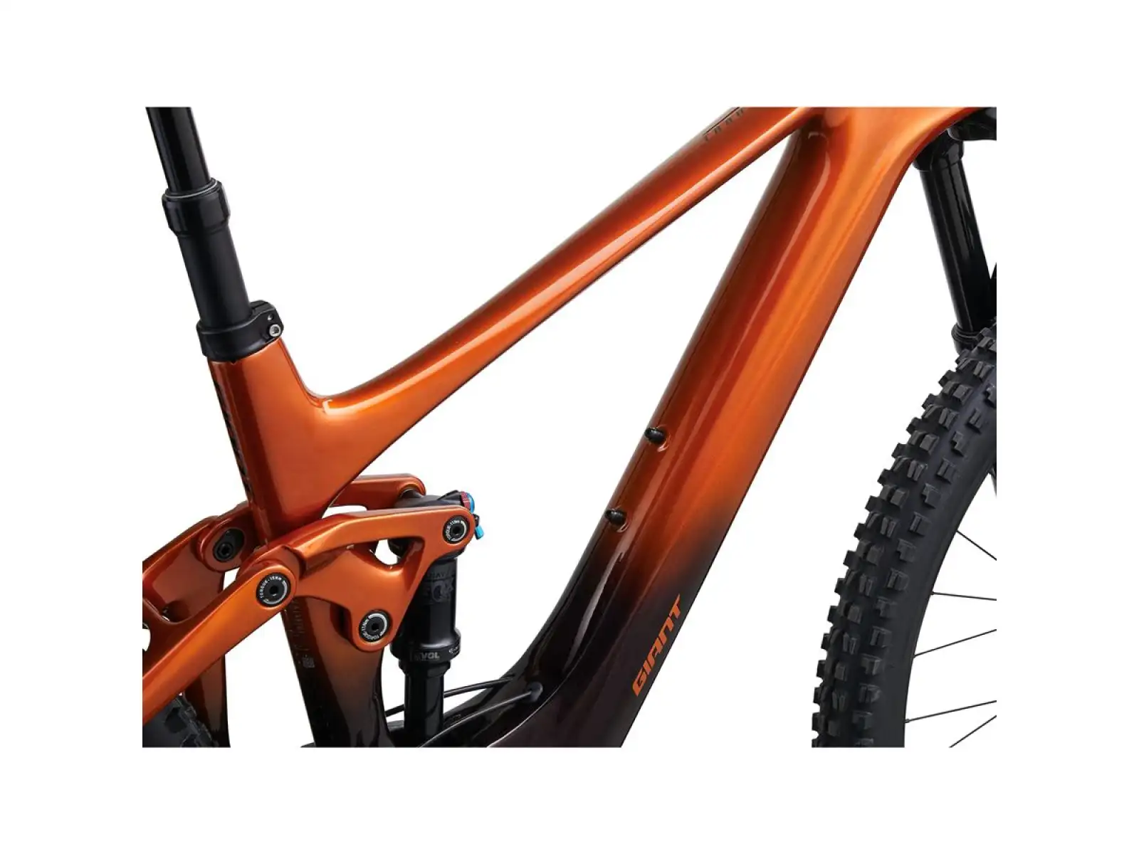 Giant Trance X Advanced E+ EL 2 Elektro-Mountainbike Amber Glow / Cordovan