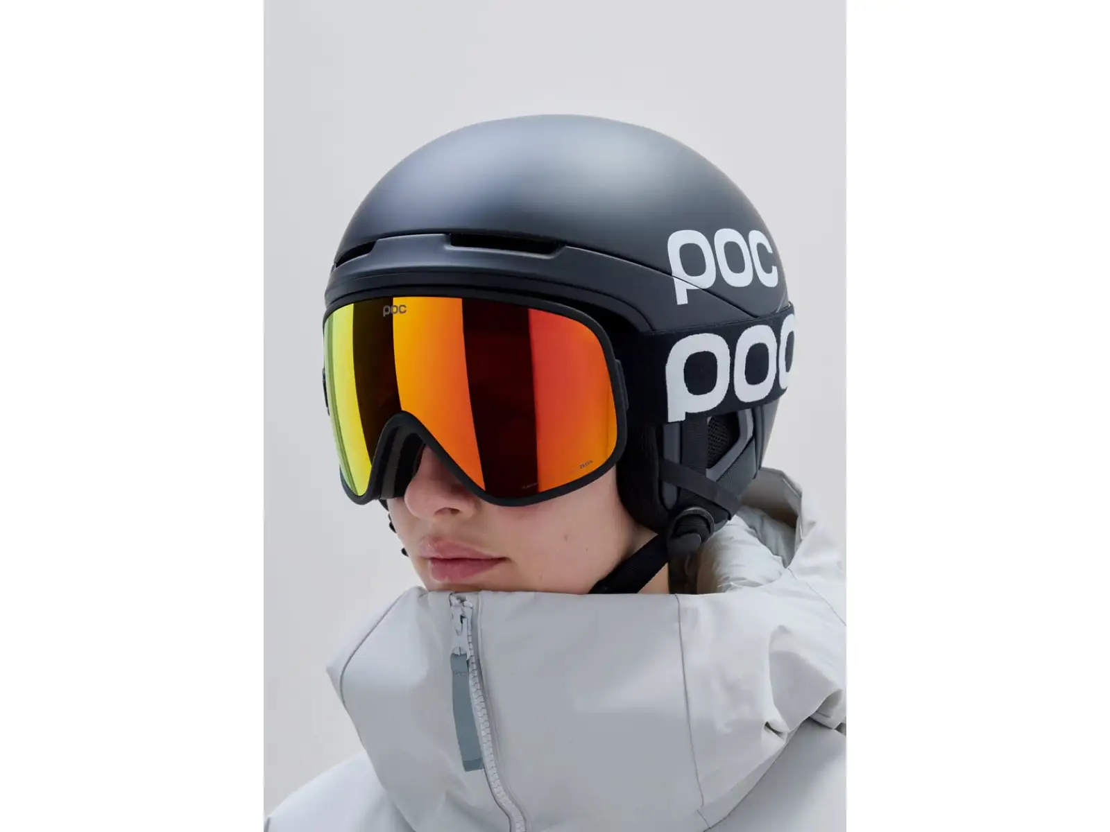 POC Obex Contour Skihelm Uranium Black Matt