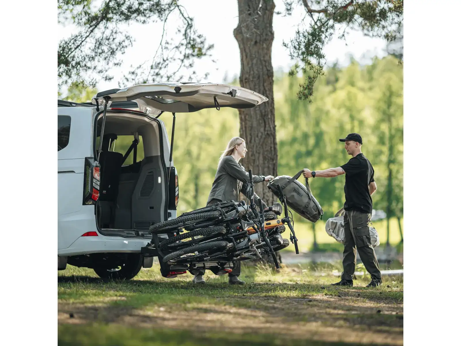 Thule VeloSpace 3 Träger für 3 Fahrräder für Anhängerkupplung
