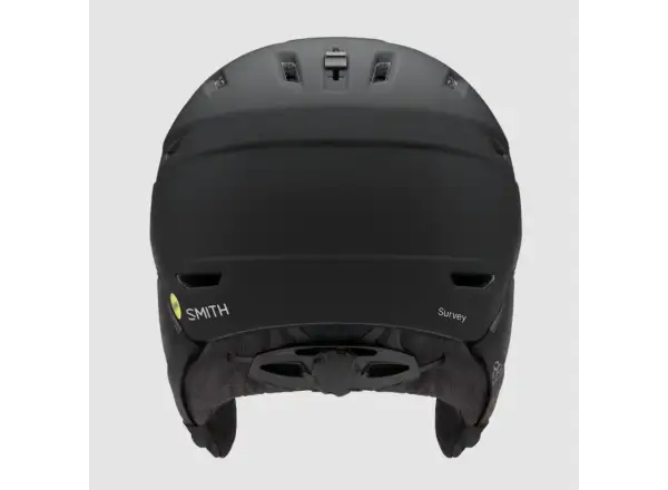 Smith Survey EU Skihelm Mattschwarz / ChromaPop Everyday Green Mirror