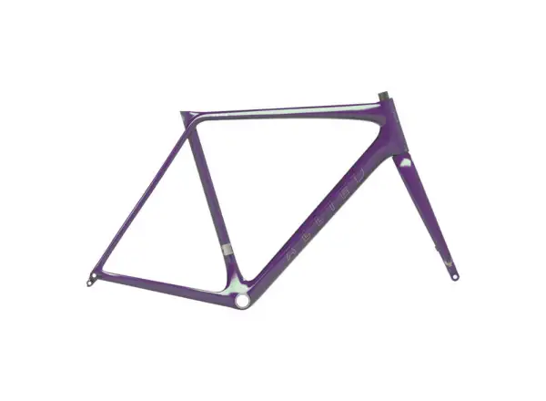 Allied Cycle Works Alfa Disc Rennrad-Rahmenset Harlequin Green to Purple