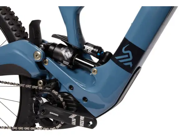 Ibis OSO Storm Blue vollgefedertes E-Bike.