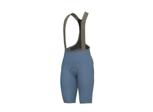 Alé PR-E Master 2.0 Herren-Shorts mit Einsatz und Hosenträgern Steel Blue