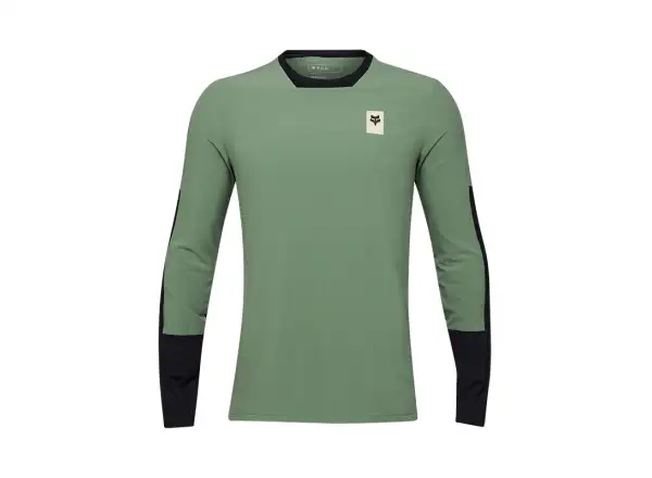 Fox Defend Thermal Herren Langarmtrikot Moos