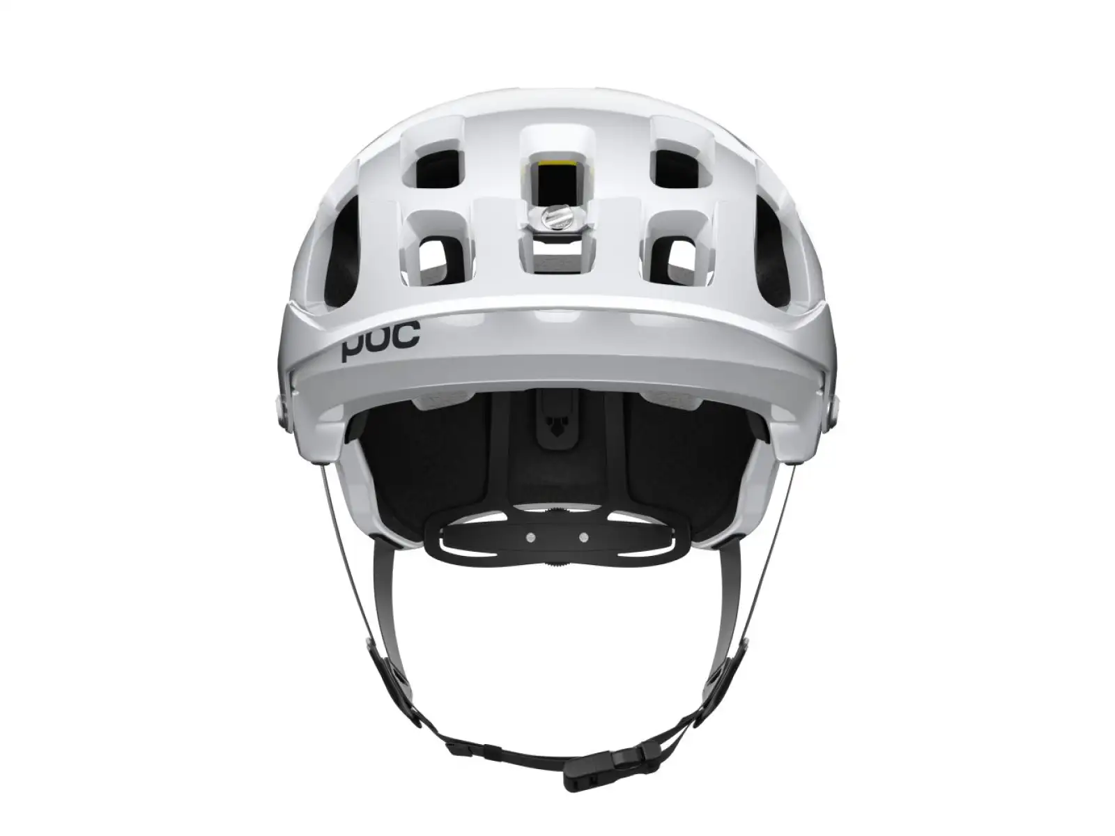 POC Tectal Race MIPS Helm Hydrogen White/Uranium Black.