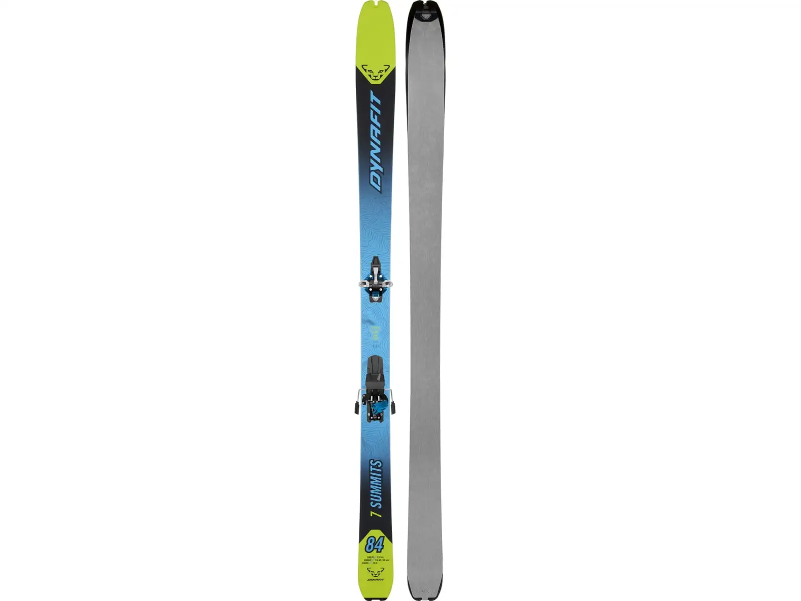Dynafit Seven Summits Plus Skitourenset Limettengrün/Schwarz