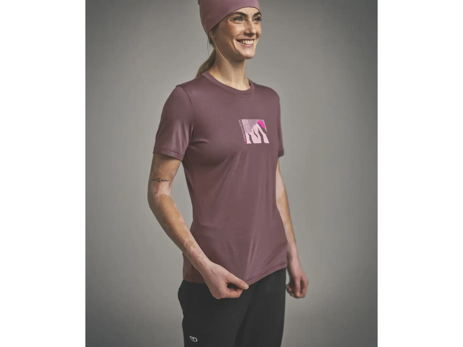 Ortovox 120 Cool Tec Mtn Sun Damen T-Shirt Kurzarm Chestnut