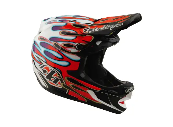 Troy Lee Desing D4 Composite Mips Helm White/Red