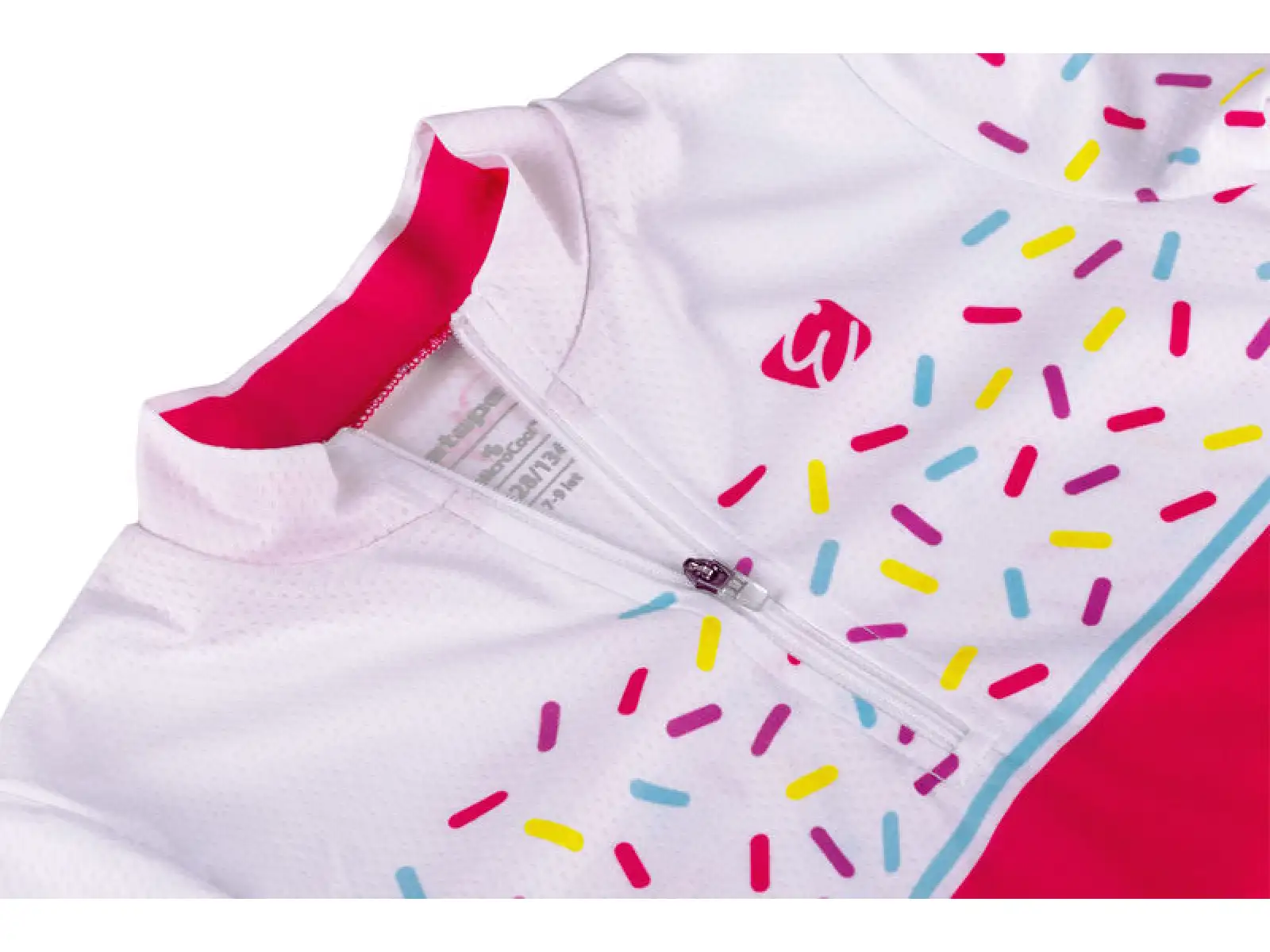 Etape Rio Kinder Kurzarmtrikot pink/weiß