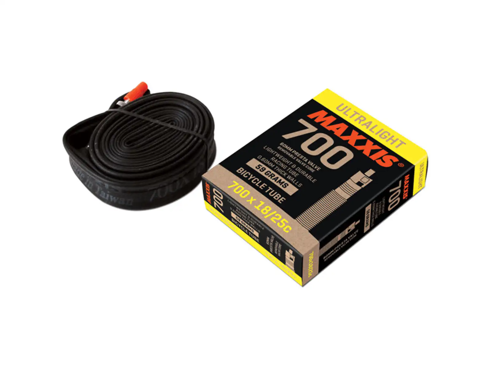 Maxxis Ultralight Rennschlauch 23/32-622 mit Presta-Ventil 60 mm