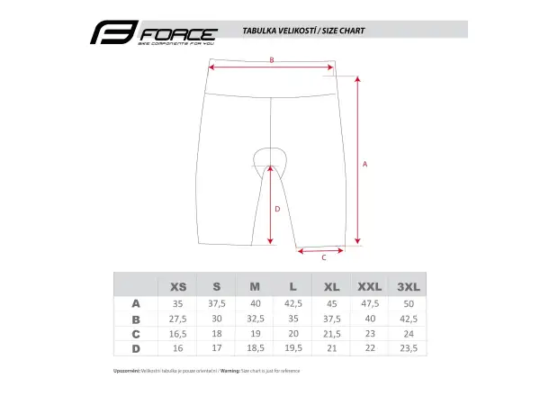 Force Victory Damen Shorts mit Einlage Schwarz